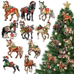 Patelai 40 Teile Western Weihnachtsschmuck Western Baumschmuck Cowboy Pferd ... - Bild 1 von 6