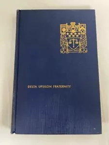 MANUAL OF DELTA UPSILON FRATERNITY, 1958, HARDCOVER - Imagen 1 de 8