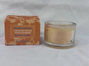 L’Occitane Peach Blossom Scented Candle Bougie Parfumee *RARE DISCONTINUED SCENT - Picture 1 of 12