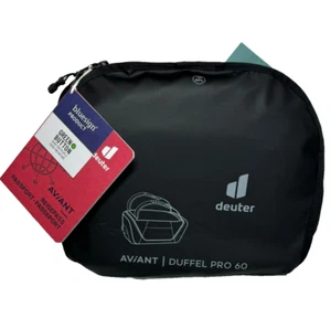 Deuter AViANT Duffel Pro 60 Travel Duffle Bag Backpack Sports Bag Black - Picture 1 of 8