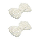 ( Pearl Bow) Most Versatile Custom Pearl Shoe Flower For Shoe