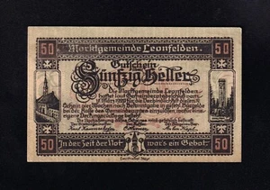 F.C. AUSTRIA , 50 HELLER 1920 , S/C- ( AUNC ) . - Picture 1 of 2