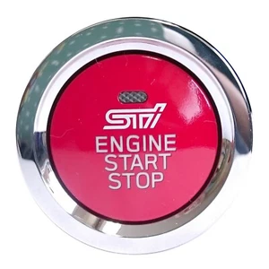 SUBARU GENUINE PUSH ENG START SWICH RED Forester SJ5 ST83031ST040 From Japan - Picture 1 of 3