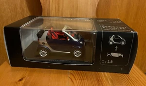 1:18 Kyosho - Smart cabrio Fourtwo - blu colore RARO - Foto 1 di 11