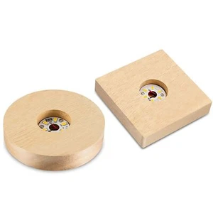 2 Pieces Wood Light Display Base Wooden LED Display Base Crystal Glass2376 - Bild 1 von 8