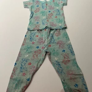 Paw patrol Kids Pajamas Set - Green with Multicolor Print - Picture 1 of 2