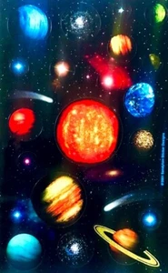 Maxi Kromekote SPACE, PLANETS Sandylion Aufkleber ~VINTAGE~ - Bild 1 von 1