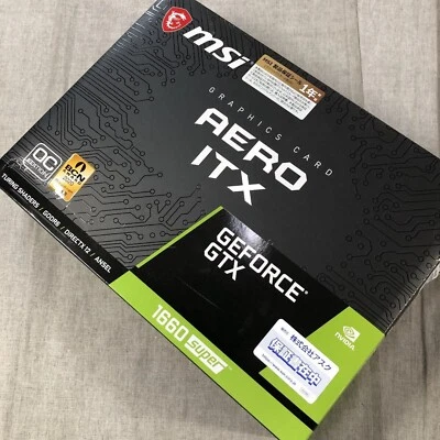 MSI GeForce GTX 1660 SUPER AERO ITX OC Graphics Board VD7112 japan - Image 1 of 4