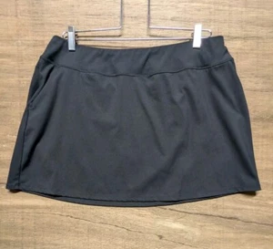 Tommy Bahama Golf Wmns Sz XL Skirt Black *Modified Shorts Cut Out* - Picture 1 of 10