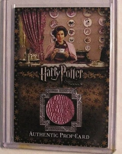 Harry Potter-OOTP-Screen Used-Relic-Prop Card-Dolores Umbridge's Office Curtains - Picture 1 of 7