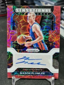 2021-22 Panini Prizm Mason Plumlee Sensational Signatures SS-MPL Choice Red! - Picture 1 of 4
