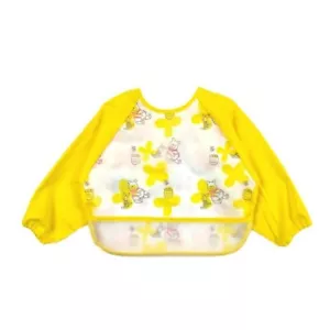Disney Long Sleeved Bib- Winnie the pooh & Bee Yellow Great for 6-24 months kids - Picture 1 of 6
