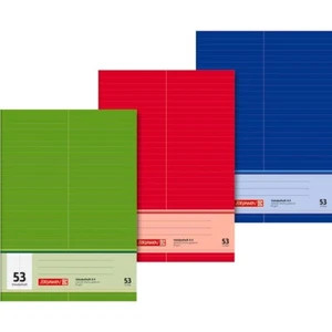 FONTANA quaderno vocabolario verde, rosso o blu lineatura 53 righe DIN A4 - Foto 1 di 2