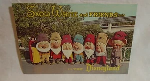 Snow White & The Seven Dwarfs Disneyland Vintage Postcard 1972 . - Picture 1 of 2