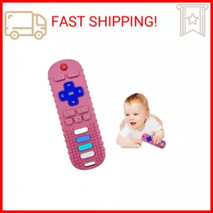 Baby Teething Toys, Food Grade Silicone Teether for Babies 3 6 12 18 Months, TV - Picture 1 of 2