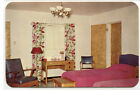 Room Interior The Maples Motel & Lodge Whitehall Michigan 1960S Postcard
