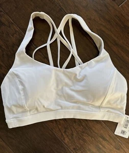 Lululemon Free to Be Serene Bra, C/D Cup, White, NWT, Size 8 Sports Workout Bra - Picture 1 of 1