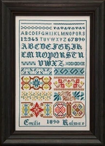 Emilie Kalwar 1890~Hands Across The Sea Samplers - Picture 1 of 1