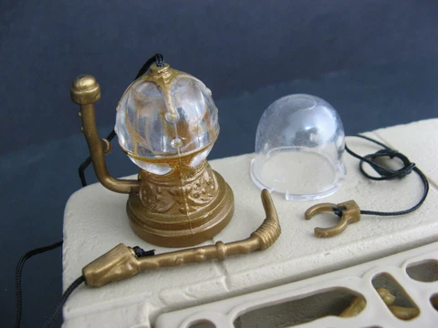 Jabba Pipe, Bowl, Slave Restraint Collar, Baggie Star Wars vintage Kenner parts Cover