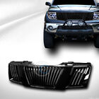 For 05-08 Nissan Frontier/Pathfinder Glossy Blk Vertical Front Bumper Grille ABS
