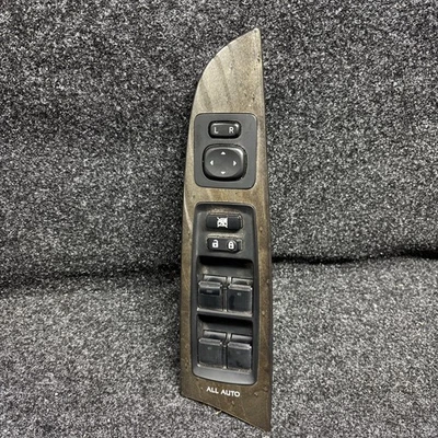 Interruptor de ventana maestra del conductor delantero izquierdo Lexus IS250 IS350 2010-2013 FABRICANTE DE EQUIPOS ORIGINALES grano de madera Foto 1 de 4