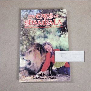 SIGNED The Cats Of Shambala by Tippi Hedren Paperback Life With Big Cats - Imagen 1 de 13