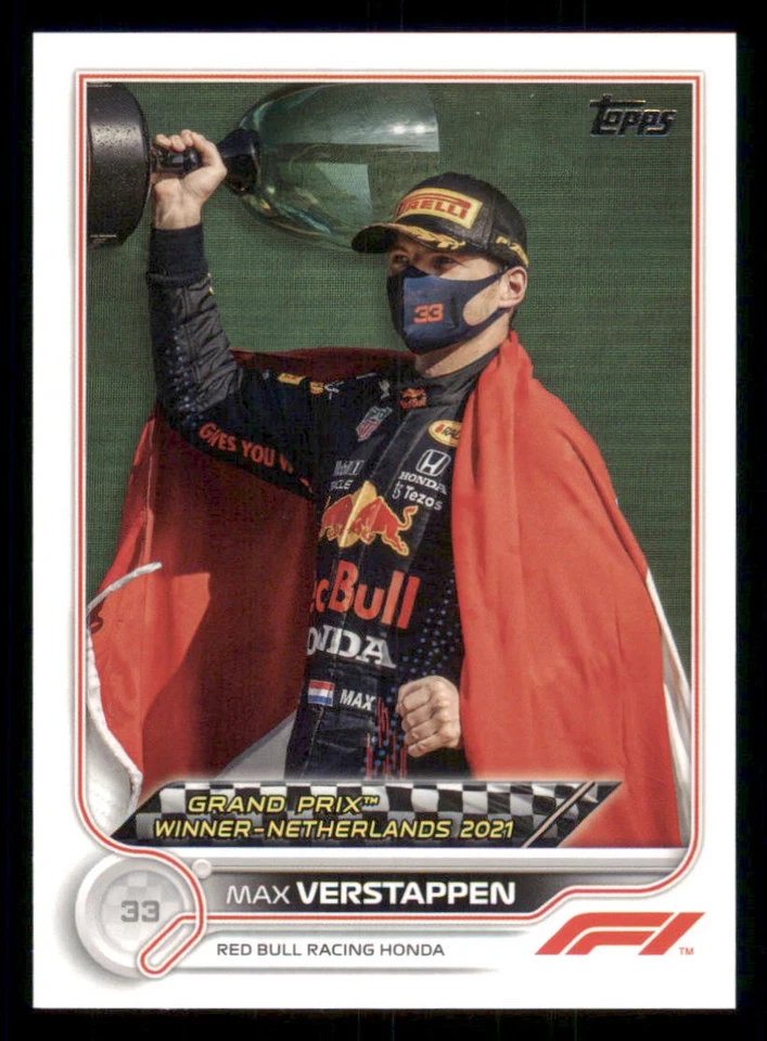 2022 Topps Formula 1 #163 Max Verstappen GPW - Image 1 of 2