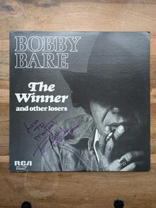 BOBBY BARE - THE WINNER AND OTHER LOSERS - LP - UK - MINT VINYL - SIGNED - Picture 1 of 7