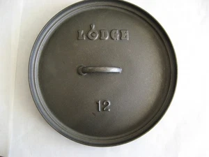 Vintage Lodge 12” Cast Iron Dutch Oven With Lid, 8 Qt USA Made. New In Box - Picture 1 of 18