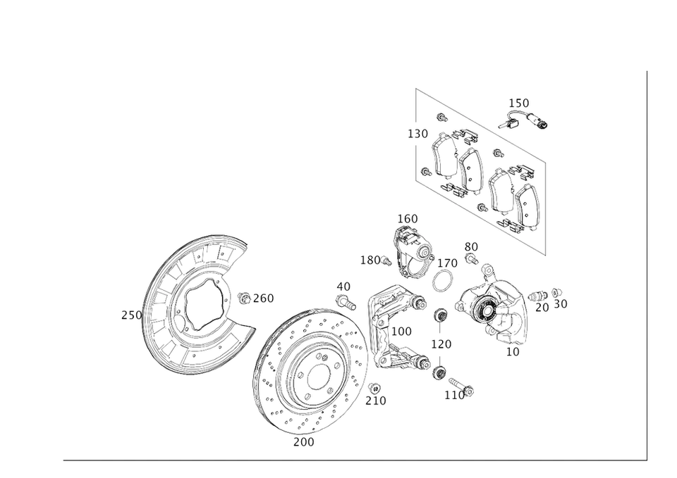 Подлинный винт с шестигранной головкой Mercedes-Benz с фланцем 019-990-64-01 - Изображение 1 из 1
