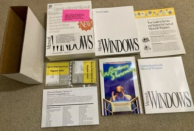 Microsoft Windows Versión 3.1 Edición Actualización Windows 3.0 o 2.X Foto 1 de 4