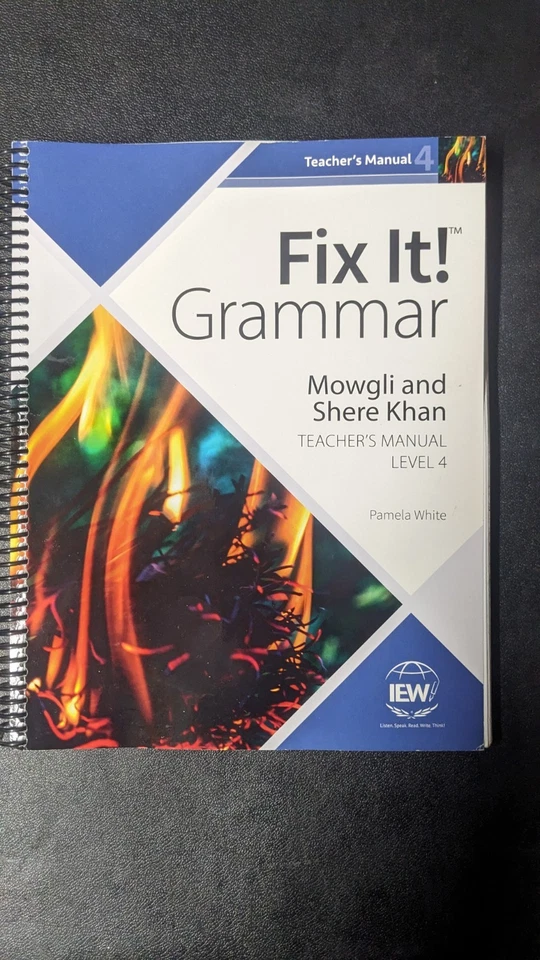Fix It! Grammer Teachers Manual Level 4 Mowgli And Shere Khan - Image 1 of 2