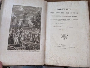 antikes Buch - Porträts berühmter Männer aus dem 17./18. Jh. - 103 Porträts... - Bild 1 von 23