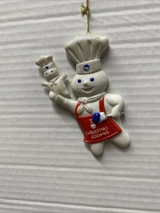 Pillsbury Doughboy Poppin'Fresh Glitter 1998 Ornament - Bild 1 von 6