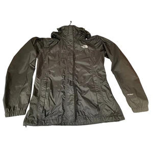 THE NORTH FACE schwarze HyVent wasserdichte Regenjacke mit Kapuze Damen Gr. S - Bild 1 von 12