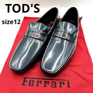Ferrari x Tod's Neu Gommino Halbschuhe Größe EU12 Navy Neu - Bild 1 von 18