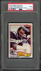 1982 Topps Football Cello Pack NFC Champs SF 49ers Back/Dallas Cowboys Top PSA 9 - Bild 1 von 3