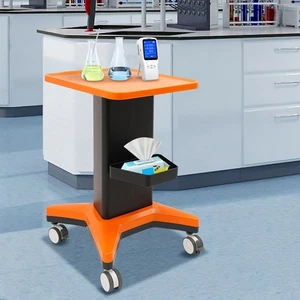 Pratico Carrello della Spesa Carrello di Bellezza con Scatola Laterale per Ospedali Cliniche - Foto 1 di 19