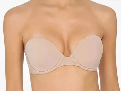 Natori Ultra Sleek Strapless Bra 729229 Dark Beige Cafe Size 38B With Straps NWT - Image 1 of 2