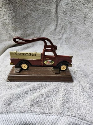 VINTAGE 2004 CAST IRON RED PICK UP TRUCK CHESTNUT CREEK NUT CRACKER  COOL PIECE - Image 1 of 4