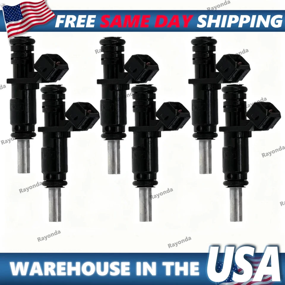 Injetores de combustível Siemens fabricante de equipamento original x6 para 2007 2008 2009 2010 2011 2012 BMW 328i 3.0L I6 - Imagem 1 de 4