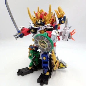 mini pla BANDAI Megazord Power Rangers Samurai Super Sentai Shinkenger Haoh - Foto 1 di 10