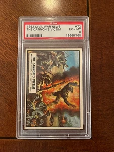 1962 Civil War News #72 The Cannon's Victim EX-MT PSA 6 - Picture 1 of 3
