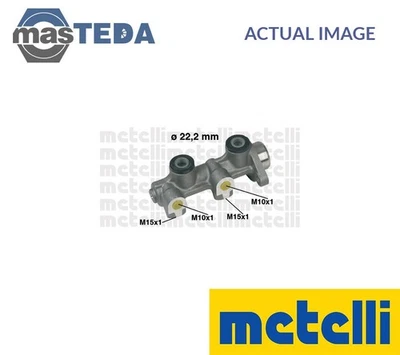05-0336 BRAKE MASTER CYLINDER METELLI NEW OE REPLACEMENT - Image 1 of 4