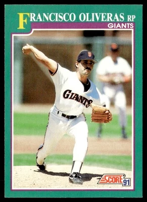 1991 Score Francisco Oliveras San Francisco Giants #635 - Image 1 of 2