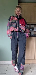 Lutha Sport Vintage Retro 80er 90er Damen Skianzug 10/12  - Bild 1 von 15