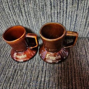 2 tazas a prueba de derrames Frangelico taza de café de fondo ancho cerámica de colección 4"- Swanky Barn - Imagen 1 de 5