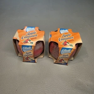 Menge 2 Vintage 2002 Glade Apfel Zimt Kerzen 4 Unzen je alter Lagerbestand - Bild 1 von 6