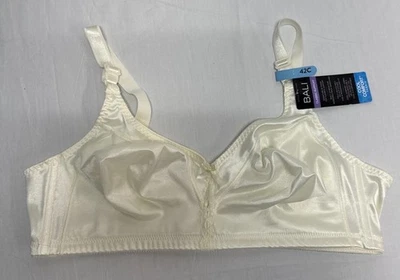 Sujetador Bali Classic Support Cool Comfort Off White 42C Nuevo con Etiquetas Estilo DF3820 Sin Alambres Foto 1 de 4