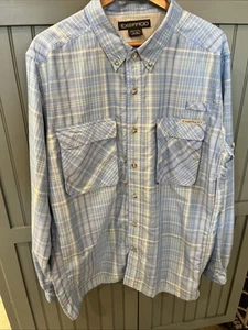 ExOfficio Travel Wear Adventure Vented Hiking Shirt Mens XL Rayon/Poly Blend - Picture 1 of 8